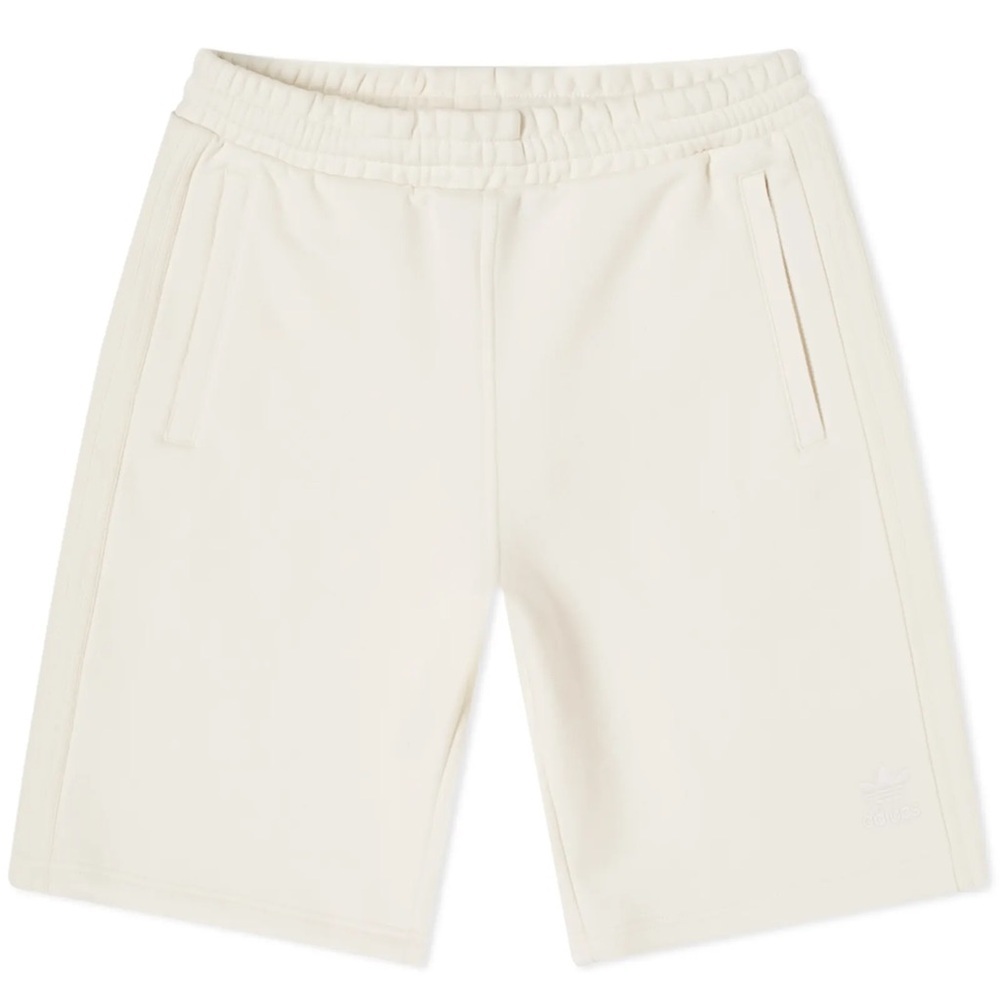 ADIDAS 3 STRIPE SHORTS Zipper Pockets Size XS Unisex